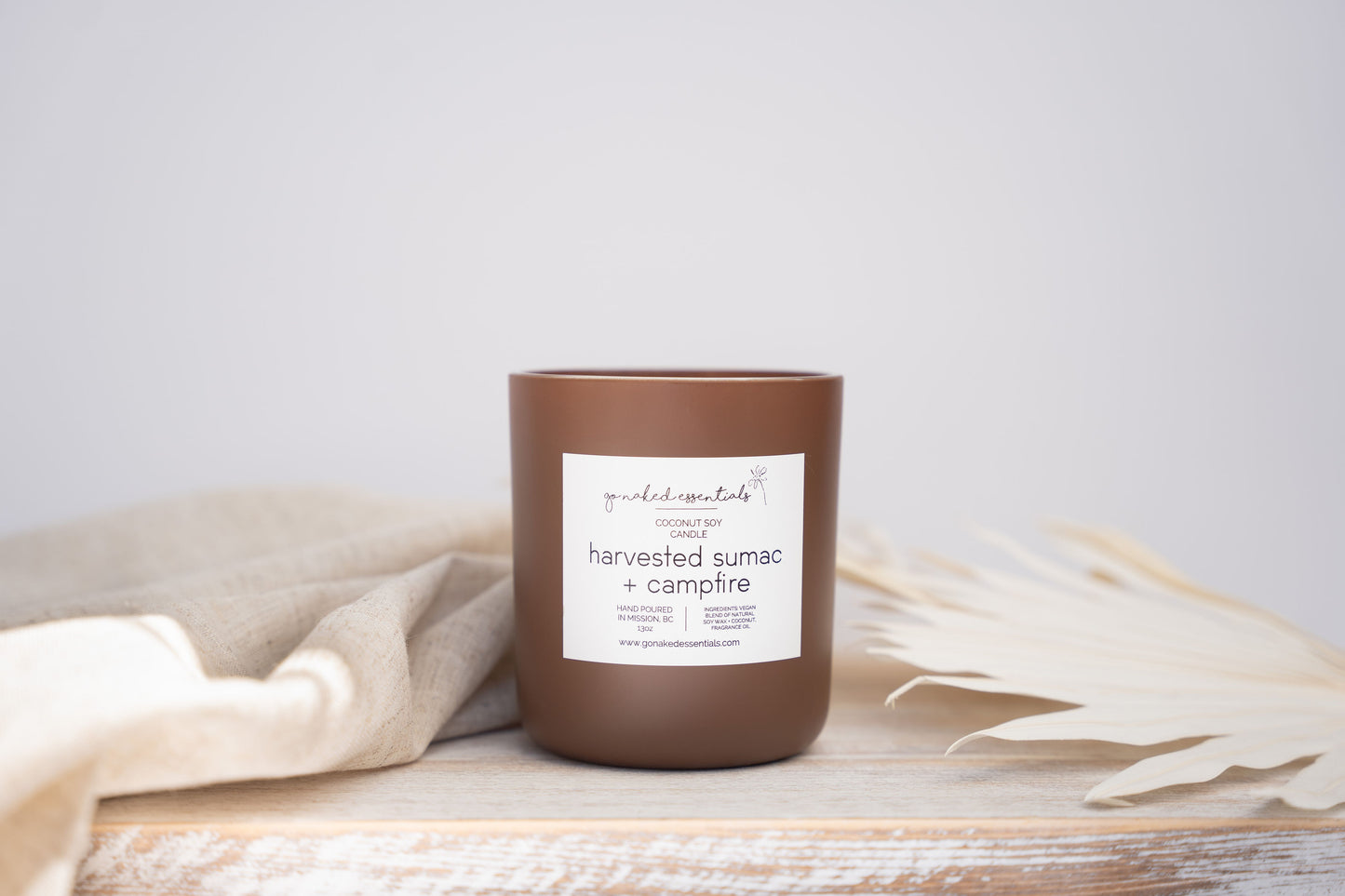 Harvested Sumac + Campfire Coconut Soy Candle