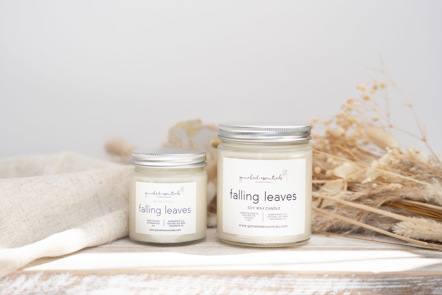 Falling Leaves Soy Candle