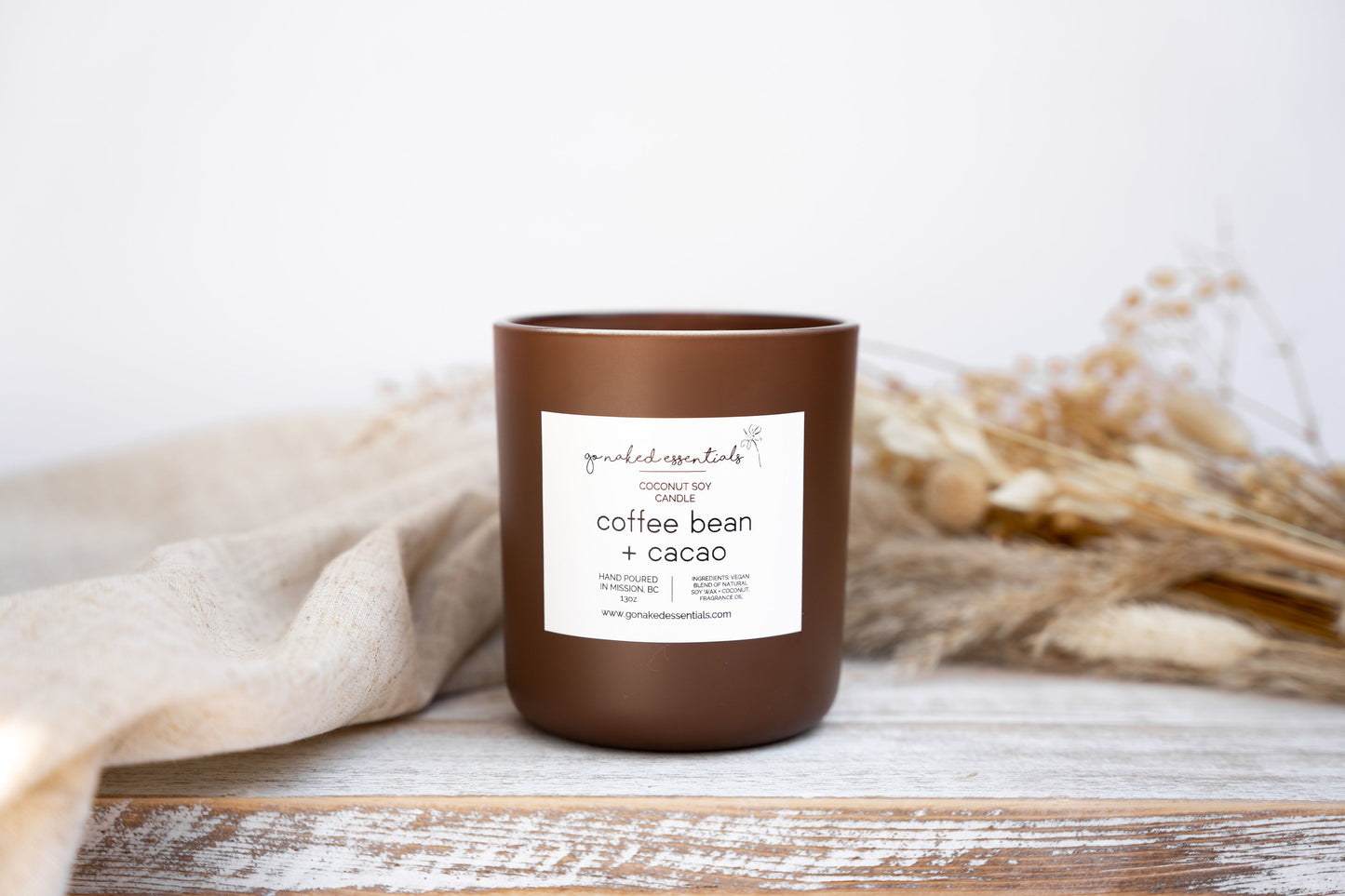 Coffee Bean + Cacao Coconut Soy Candle