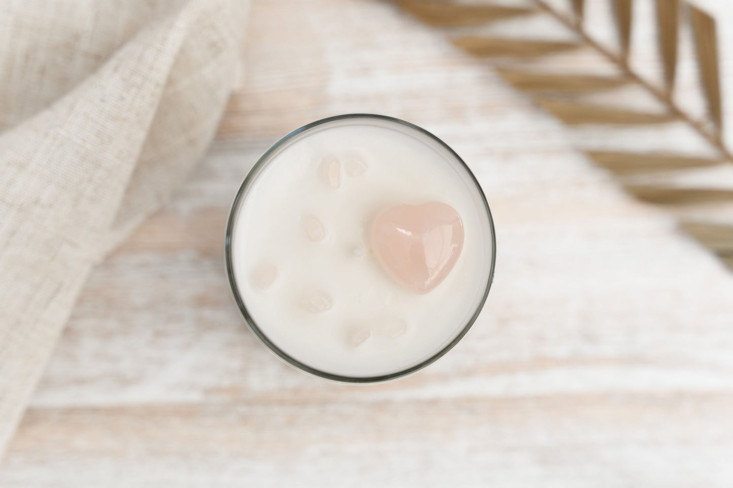 Rose Quartz Soy Intention Candle