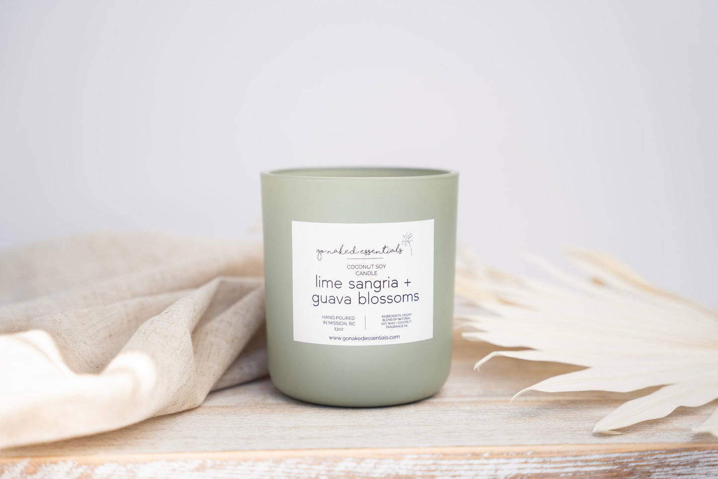 Lime Sangria + Guava Blossoms Coconut Soy Candle