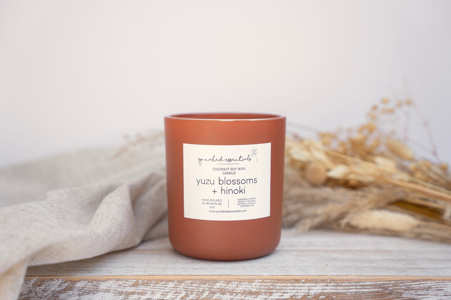 Yuzu Blossoms + Hinoki Coconut Soy Candle