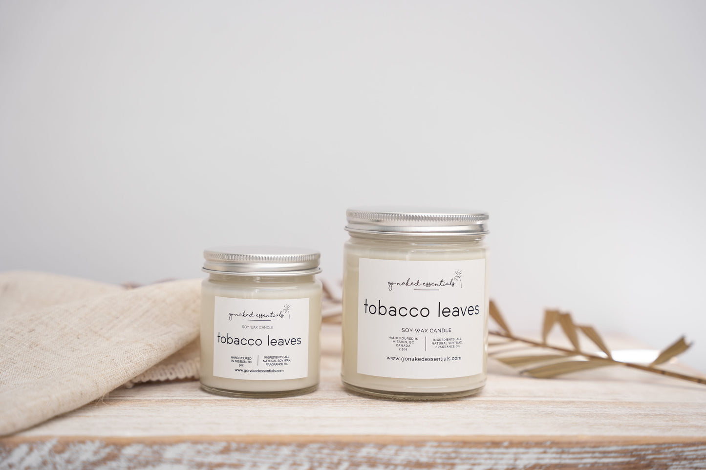 Tobacco Leaves Soy Candle