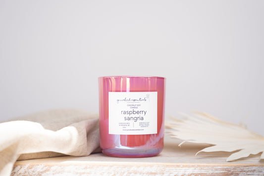 Raspberry Sangria Coconut Soy Candle