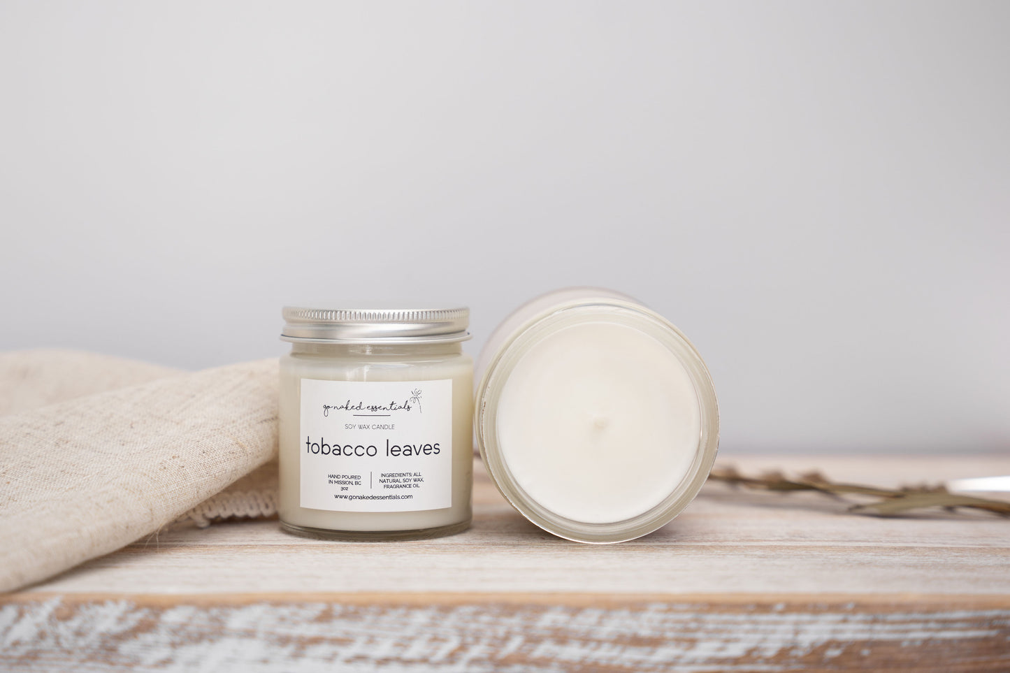 Tobacco Leaves Soy Candle