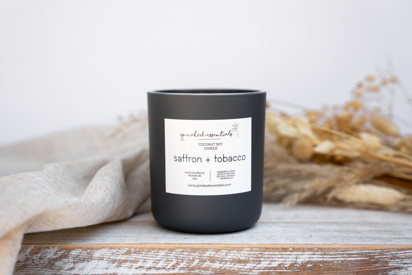 Saffron + Tobacco Coconut Soy Candle