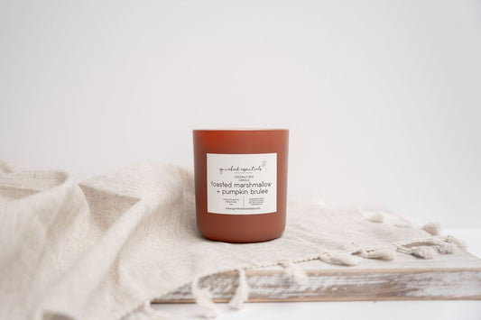 Toasted Marshmallow + Pumpkin Brulee Coconut Soy Candle